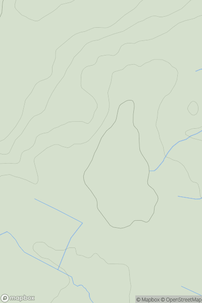 Thumbnail image for Golden Hill [The River Tees to The Wash] showing contour plot for surrounding peak